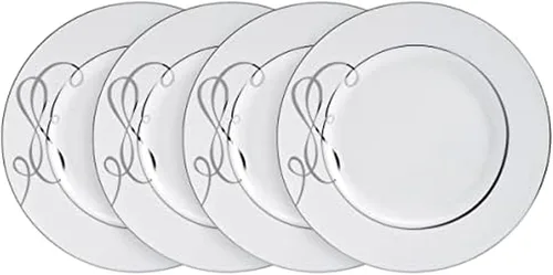 Vista 6 de Mikasa Love Story Platinum Banded - Juego de 4 cuencos multiusos