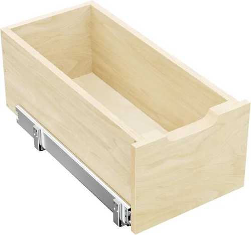 Vista 17 de LOVMOR Organizador de gabinete extraíble con cajón alto de 19.5 pulgadas de ancho x 21 pulgadas de profundidad, estantes deslizantes de madera
