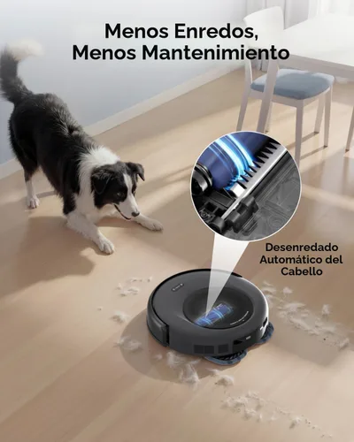 Vista 6 de eufy Omni C20 Robot Aspiradora y Trapeador Combo para Madera y Alfombra