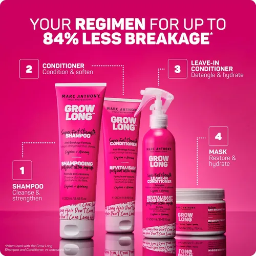 Vista 5 de Marc Anthony Mascarilla capilar antirotura para el cabello Grow Long, Deep Crecer largo