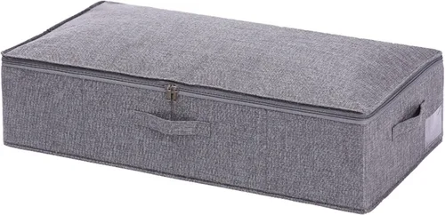 Vista 6 de Bolsas de almacenamiento de ropa transpirables plegables para debajo de la cama, caja de almacenamiento para ropa de cama de edredón, colchas