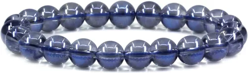 Vista 127 de Amandastone Pulsera elástica de cuentas redondas de 0.315 in con piedras preciosas naturales de 7 pulgadas