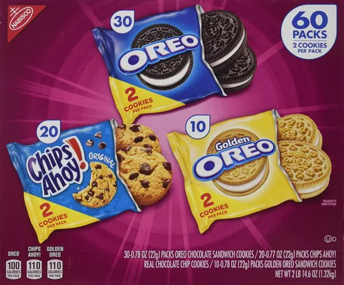 Vista 3 de Nabisco Paquete variado de galletas, 60