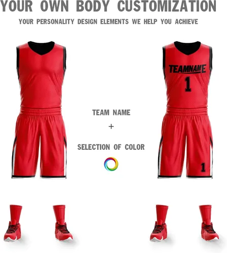 Vista 3 de Camiseta de baloncesto reversible personalizada con nombre impreso, uniforme deportivo de equipo en blanco para hombres y niños, talla única