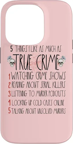 Vista 17 de Funda para iPhone 13 Pro Max Serial Killer I Like True Crime For Women True Crime Lover