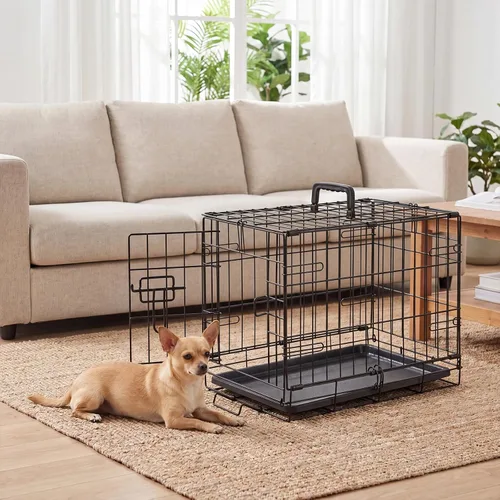 Vista 2 de Jaula para perros de 18 pulgadas, jaula para perros pequeños