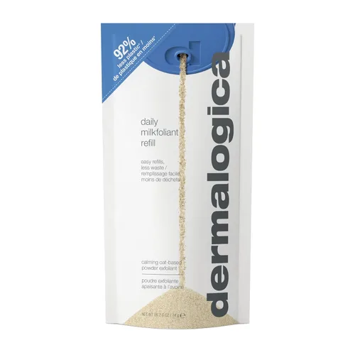 Vista 11 de Dermalogica Daily Milkfoliant, exfoliante facial, exfoliante en polvo con AHA y BHA, calmante, pule e hidrata la piel, a base de avena, producto