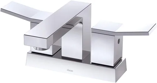 Vista 17 de Gerber Avian - Grifo de baño central de 4 pulgadas con 2 manijas con drenaje de toque de metal, bronce cepillado