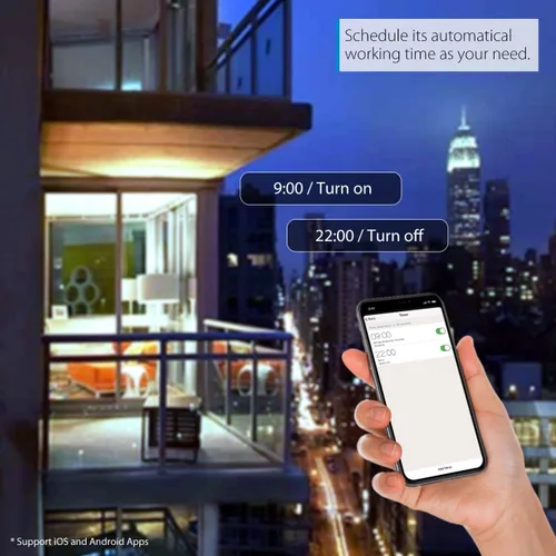 Vista 6 de LVWIT Bombillas inteligentes Alexa, BR30 equivalente a 60 W, LED inteligente E26, funciona con Google Assistant, aplicación Smart Life, aplicación