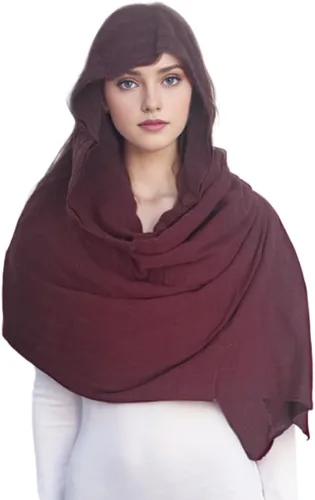 Vista 16 de Bufanda con capucha estilo pícaro, capa medieval, renacentista, para hombre, calentador de cuello con capucha, accesorios Cyberpunk