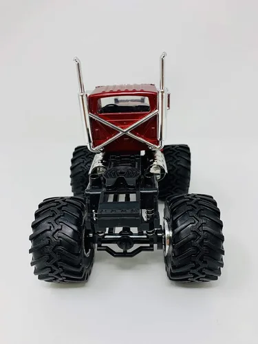 Vista 5 de New-Ray 1:43 Escala Internacional Lonestar Monster Truck (suspensión de trabajo)