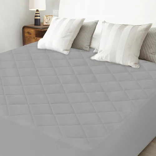 Vista 6 de Protector de colchón Twin, cubrecolchón de colchón de aire acolchado suave Twin con bolsillo extra profundo, transpirable y silencioso, funda