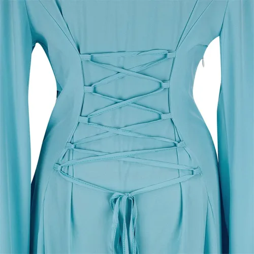 Vista 61 de Kranchungel - Vestidos renacentistas de estilo medieval/irlandés/campesino para mujer; disfraz de hada, para bailes
