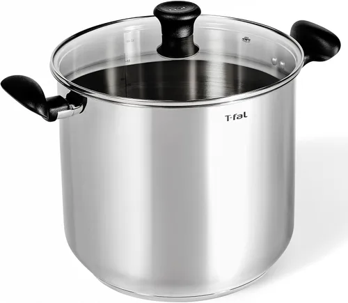 Vista 9 de Olla T-fal A92280. Olla apta para lavavajillas, antiadherente, especial, de 12 cuartos de galón, negra, Negro