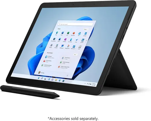 Vista 2 de Microsoft Surface Go 3 - Pantalla táctil de 10,5" - Intel Core i3 - Memoria de 8 GB - SSD de 128 GB - Solo dispositivo - Negro (último modelo)
