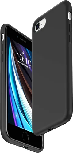Vista 8 de Funda para iPhone 6 / 6S, funda suave de superficie mate, cubierta de protección contra caídas, color sólido, pantalla de 4.7 pulgadas, verde bosque