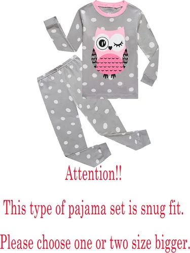 Vista 2 de Family Feeling Conjunto de pijama de manga larga, diseño 100% de algodón, para niños pequeños
