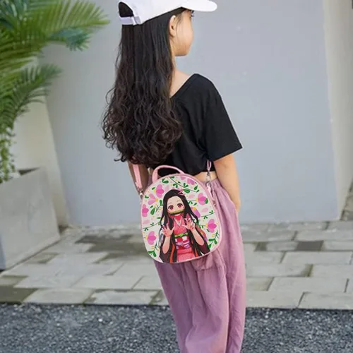 Vista 5 de Kerrs Choice Bolso cruzado para mujer mochila japonesa para mujer bolso cruzado rosa lindo bolso cruzado Rosado