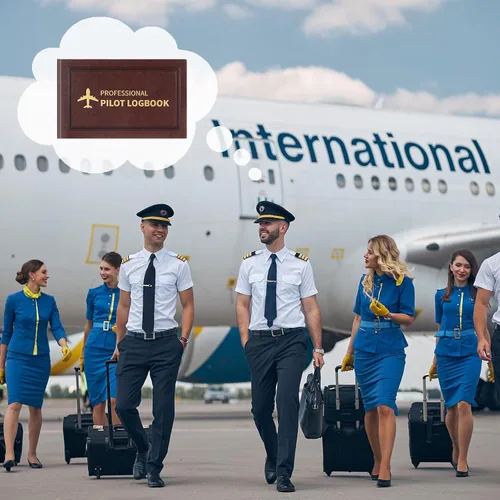 Vista 6 de Gilprop - Paquete de 2 cuadernos de registro de piloto profesional