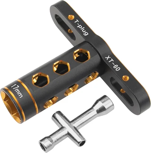 Vista 7 de Herramienta de coche RC 0.669 in adaptador hexagonal llave de rueda con 0.157 in, 0.197 in, 0.217 in, 0.276 in, llave hexagonal compatible