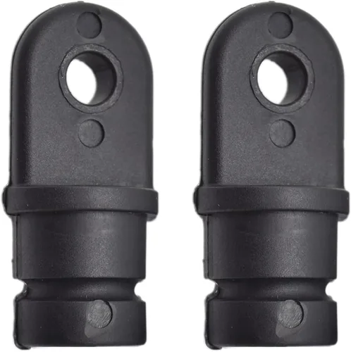 Vista 11 de MARINE CITY Black Nylon Bimini Top Eye End Cap, Round Inside Eye End, Lightweight, Outer Diameter, Ideal for Marine, Boats, Yachts, Ships, and