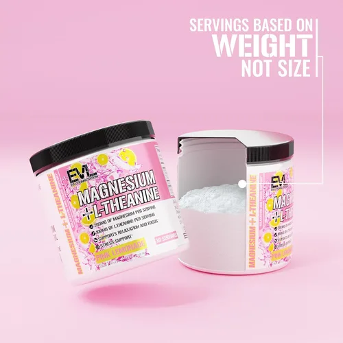 Vista 3 de Evlution Nutrition Magnesio + L-teanina – Relajación natural y apoyo de enfoque – 200 mg de magnesio + 100 mg de L-teanina – Vegano y sin OMG