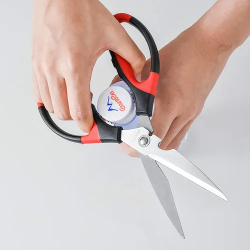 Vista 5 de Tijeras de cocina, tijeras de cocina, tijeras de oficina, paquete de 3 tijeras de alimentos, tijeras de cocina afiladas de acero inoxidable
