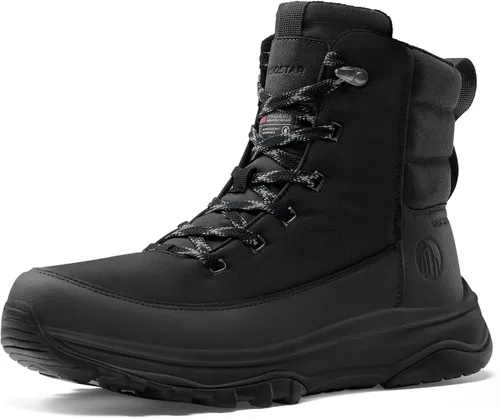 Vista 8 de Coostar Botas de nieve de invierno para hombre, con aislamiento Camello