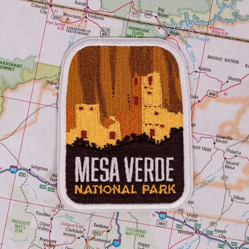 Vista 8 de Vagabond Heart Parche de Parque Nacional Mesa Verde - Recuerdo de Mesa Verde - Insignia de viaje para planchar