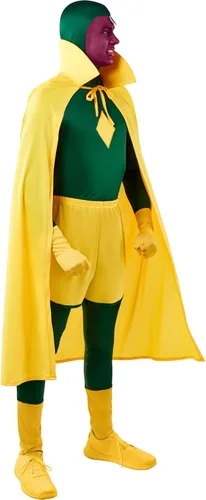 Vista 4 de Rubies Disfraz de Halloween de Marvel: WandaVision Vision para hombre, como se muestra, XS