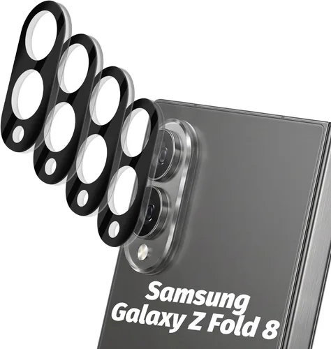 Vista 28 de Orzero Paquete de 2 protectores de lente de cámara compatible con Samsung Galaxy Z Fold 4 5G, protector de vidrio templado de 9 durezas HD