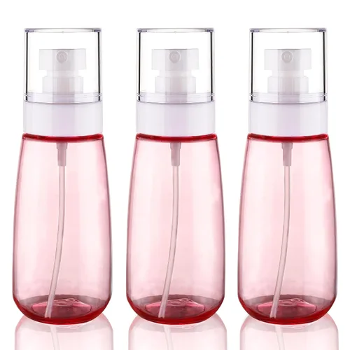 Vista 23 de Cosywell Botella de spray de viaje aprobada por la TSA de 2oz 60ml, paquete de 3, a prueba de fugas, nebulización fina, botella de spray de plástico