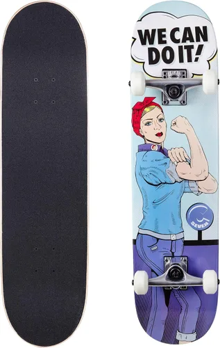 Vista 15 de Cal 7 Patineta Completa Estándar 19.1 cm - 20.3 cm de Tabla