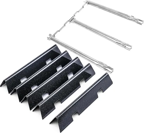 Vista 24 de Barras aromatizantes y quemador de parrilla para Weber GS4 Spirit II 200, Spirit II E-210, Spirit E-210, Spirit 200 Series Grills con control
