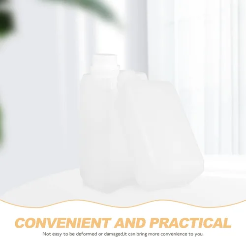Vista 9 de iplusmile 33.8 fl oz de grado alimenticio embotellado Hdpe aceite jarra botella almacenamiento para botella reutilizable tapa