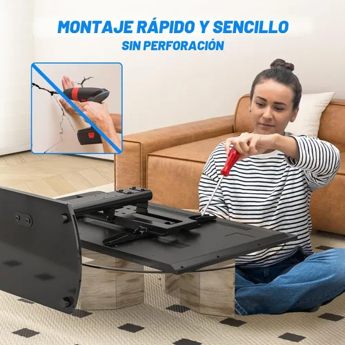 Vista 8 de Rfiver - Soporte universal giratorio para TV con soporte para televisores LCD LED