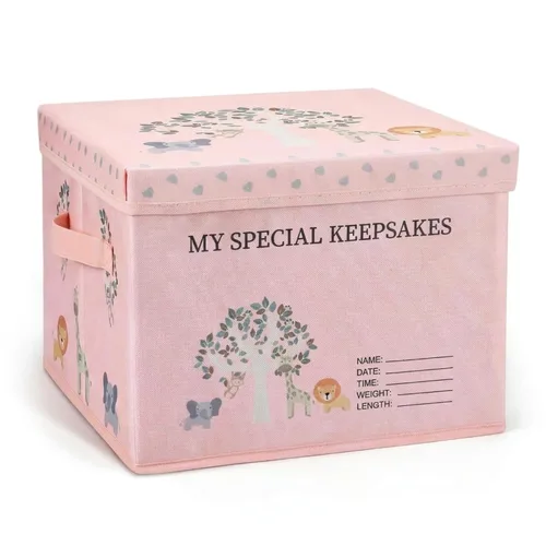 Vista 10 de LemonRoad Caja de recuerdos de 16 x 12 x 12 pulgadas, caja de recuerdo de celebración de la vida, regalo de bautismo funerario para recuerdos