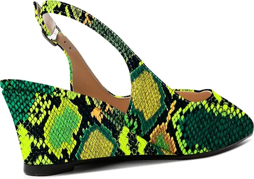 Vista 5 de Zapatos de tacón bajo con hebilla de correa ajustable para mujer de 2 pulgadas