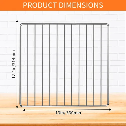 Vista 2 de GWY Rejilla de alambre para Ninja DCT451 DCT401 DCT402BK 12 en 1 Smart Double Horno 13 '' ×12.4'' Acero inoxidable tostador horno de refrigeración