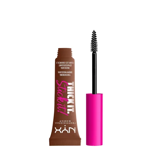 Vista 9 de NYX PROFESSIONAL MAKEUP Thick It Stick It Máscara Engrosante para Cejas, Gel para Cejas - Taupe