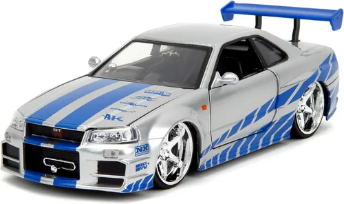 Vista 6 de Jada Juguetes – 97158 – Nissan Skyline GTR R34 – Rápido y Furioso – Escala 1:24