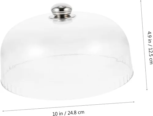 Vista 7 de BESTOYARD 3 piezas de bandeja para tartas, bandejas de plástico, capacillos para cupcakes, palet de plástico, pantalla de alimentos para mosca