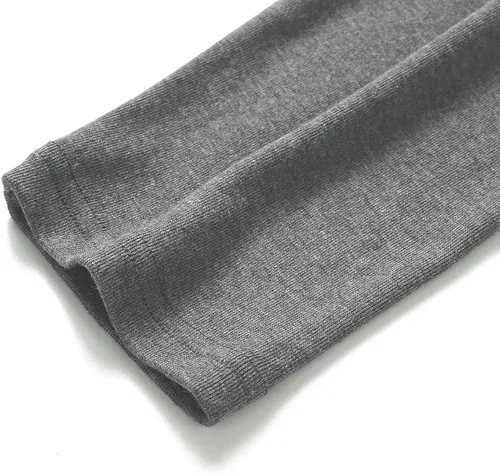 Vista 6 de Beauhuty Camisetas básicas de cuello alto de manga larga para hombre