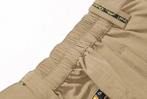 Vista 3 de TBMPOY Pantalones de senderismo y montaña, ligeros, impermeables, con cinturón, secado rápido, para hombres