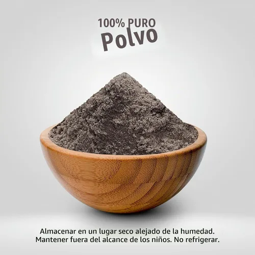 Vista 3 de Herbsforever Sal Negra Polvo Kala Namak Mineral 230 GMS