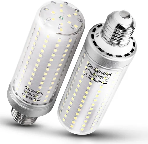 Vista 8 de Heifymi E26 Bombillas LED de Candelabro Equivalentes a 60W, Bombillas LED de Vela E26 de 7W de 750lm, Bombillas Colgantes de Candelabro E26 de 2700K
