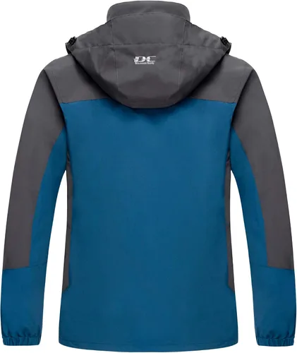 Vista 3 de Diamond Candy-Chamarra impermeable de Softshell con capucha para hombre.