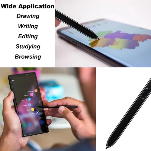 Vista 5 de Note 9 - Lápiz capacitivo (sin Bluetooth) para Samsung Galaxy Note 9, pantalla táctil S Pen para Samsung Galaxy Note9 N960, todas las versiones Negro