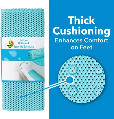 Vista 10 de Duck Brand 393477 Softex Tapete para baño 17 pulgadas x 36 pulgadas, 393478
