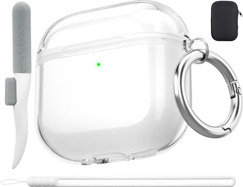 Vista 38 de Funda de protección contra caídas para AirPods Pro 2 con kit de limpieza B-Negro